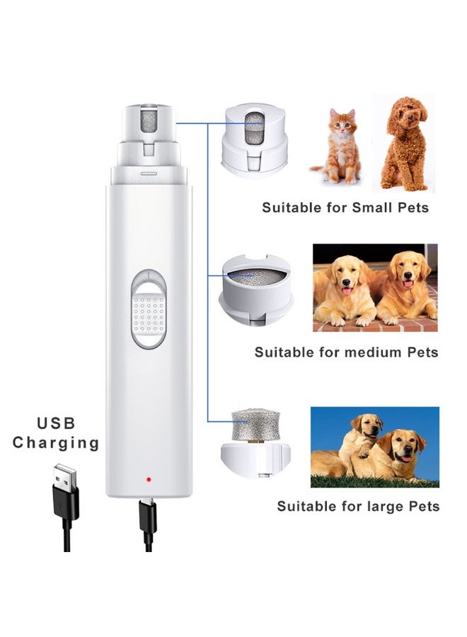 Electric Nail Grinder for Dog, Rechargeable Pet Nail Trimmer, Manicure Tool - Image 4