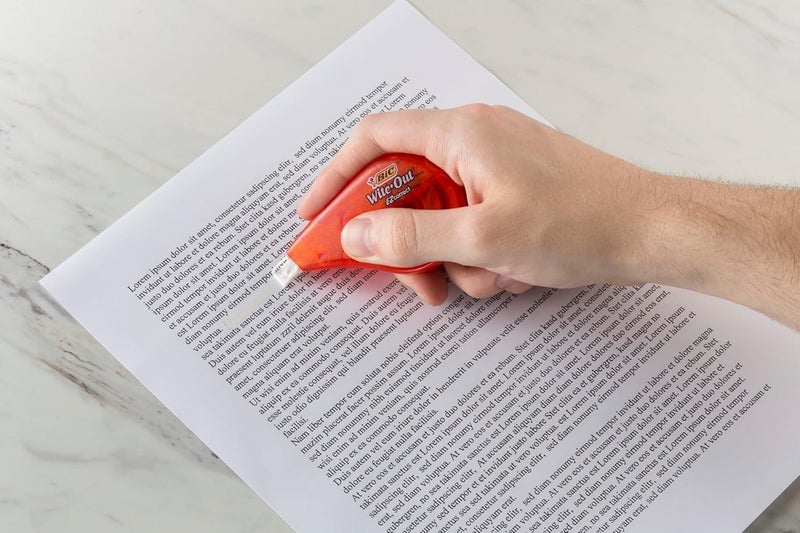 BIC Wite-Out EZ Correct Correction Tape, Tear-Resistant and No Dry Time, 18-Count Pack in White - Image 2