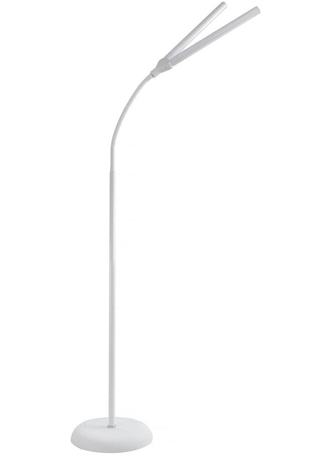 دايلايت مصباح LED من شركة Duo Floor Company لضوء النهار - حماية العين - مضاد للتوهج - 6000 كلفن - خافت إضاءة من 4 خطوات - 13.5 وات، أبيض  - Image 1