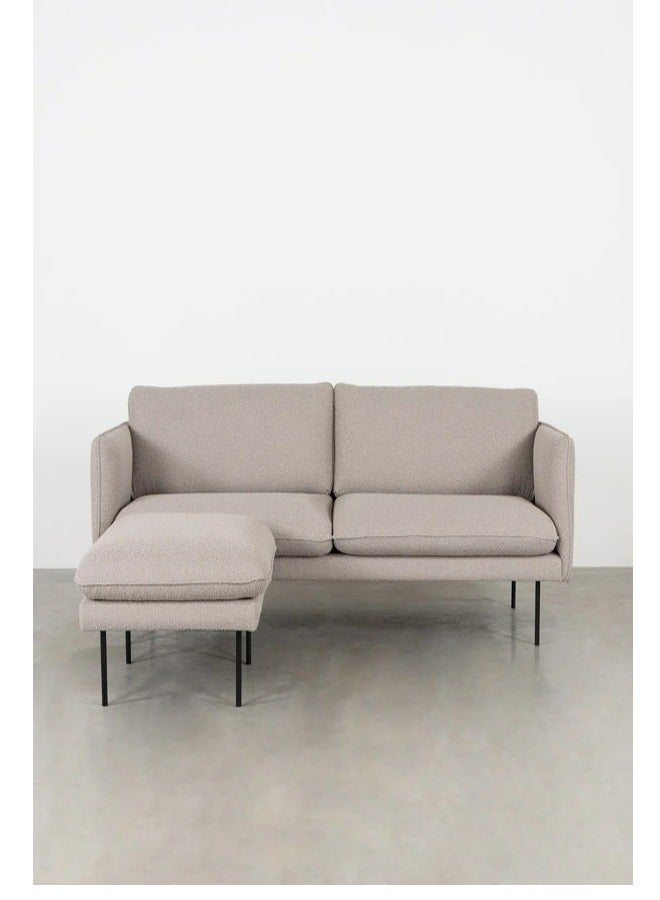 HODGE Corner sofa, size 300x180, gray color, made of durable Swedish wood and Super Soft fabric, Safa Al Madinah - Image 2