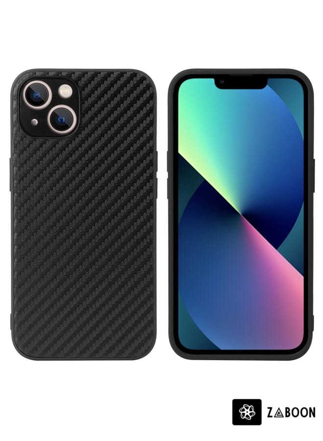 Zaboon Protective Case Cover For iPhone 13 Leather Back - Image 1