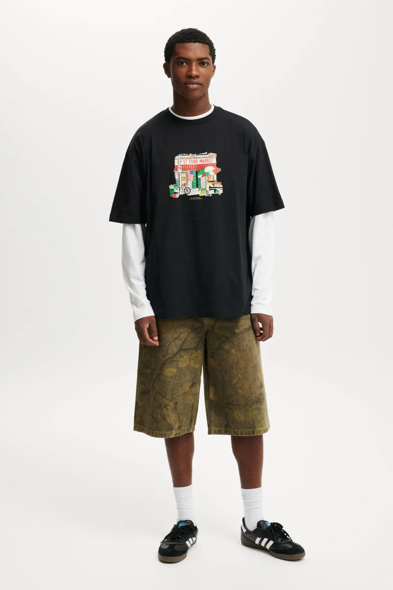 Cotton On Box Fit Graphic T-Shirt
