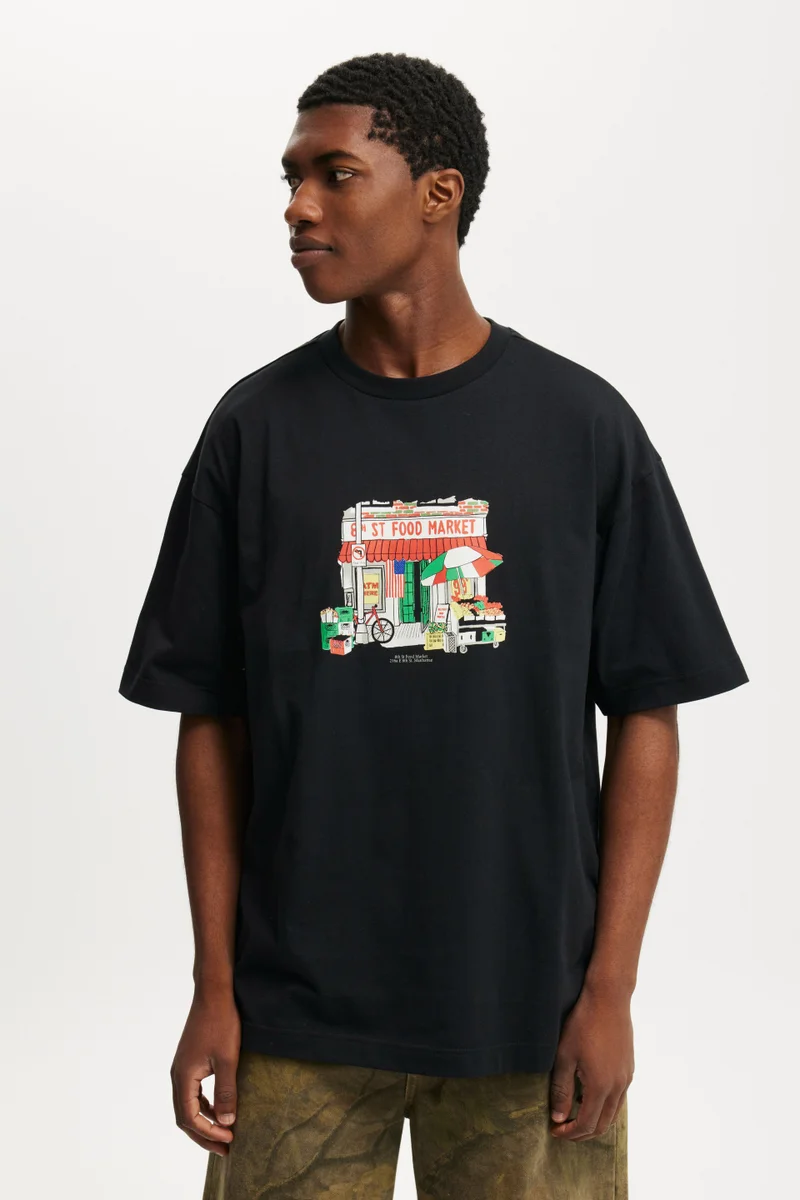 Cotton On Box Fit Graphic T-Shirt