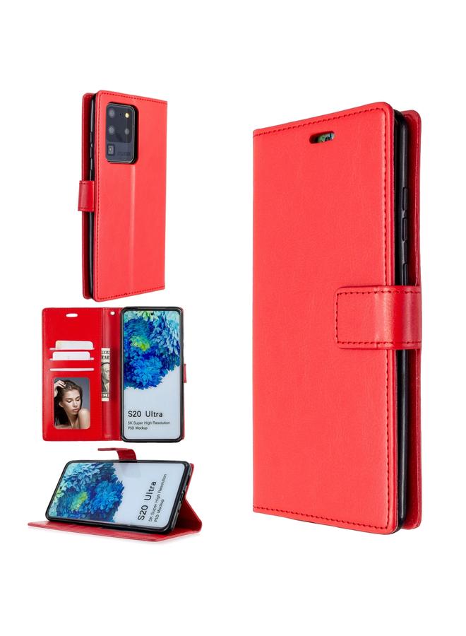 Zaboon Case For Galaxy S20 Ultra Crazy Horse Texture Horizontal Flip Leather Case with Holder & Card Slots & Wallet & Photo Frame - Image 2