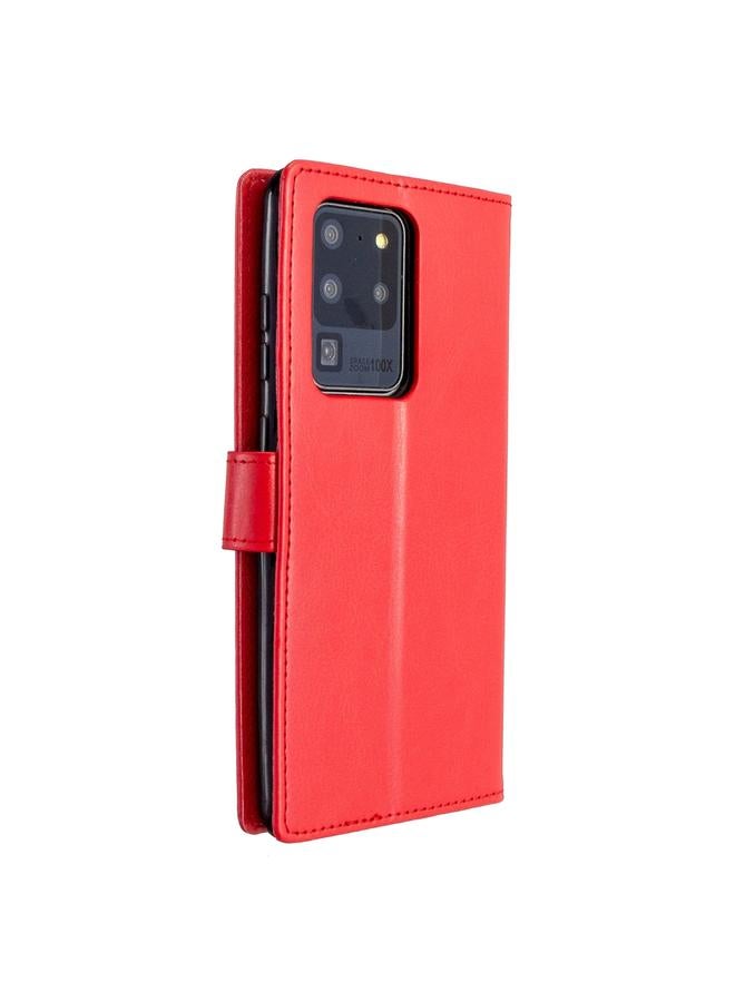 Zaboon Case For Galaxy S20 Ultra Crazy Horse Texture Horizontal Flip Leather Case with Holder & Card Slots & Wallet & Photo Frame - Image 4