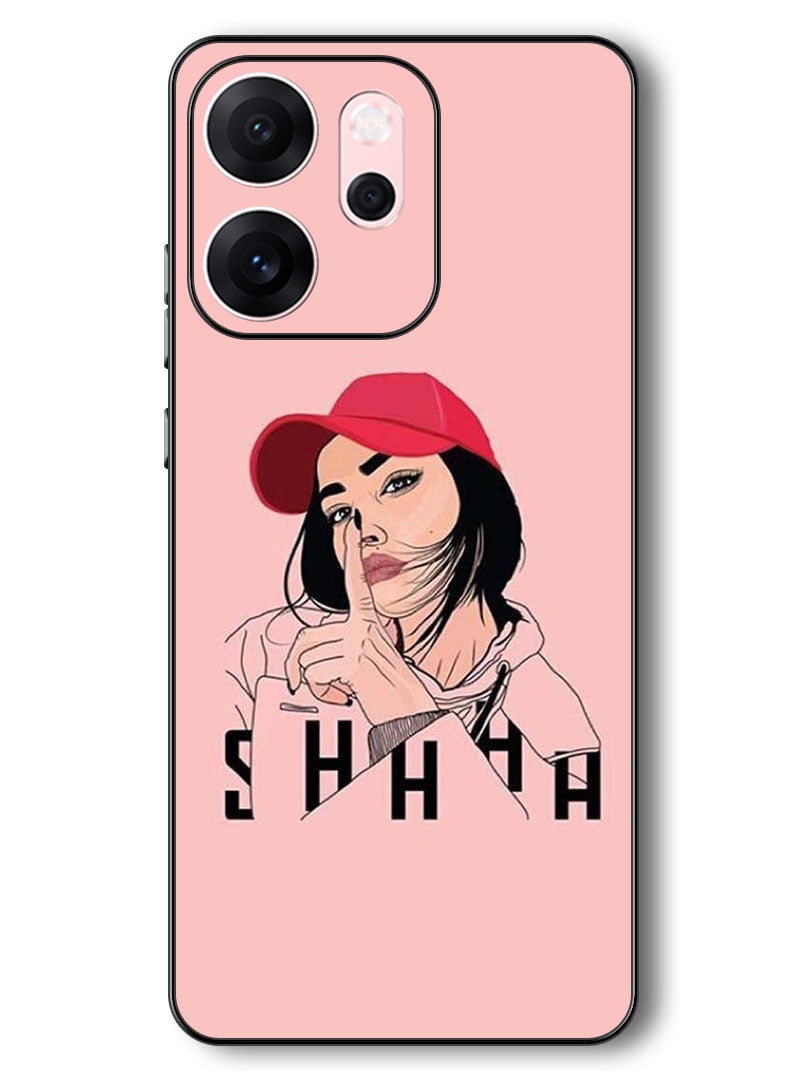 Theodor Case Compatible with Oppo Reno 14 F 6.57 Inch Protection Shockproof Bumper Cover shhh - Image 1