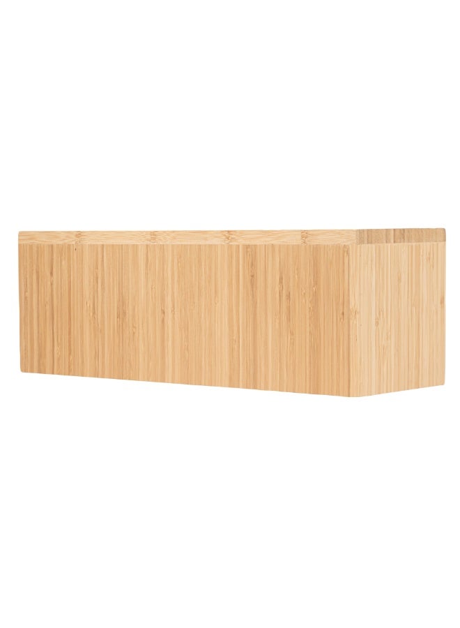 Restaurantware 20.5 x 7 x 7 Inch Display Riser, 1 Rectangle Wood Bakery Display - Medium Riser, For Retail, Catering, or Buffets, Bamboo Food Display Riser, Showcase Cupcakes, Candy  - Image 1