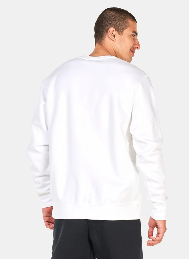 Nike Men's Sportswear Club Fleece Graphic Crew Sweatshirt