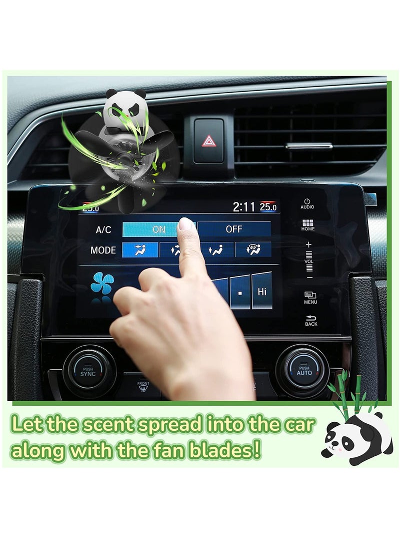 SYOSI Bear Pilot Car Air Freshener Cartoon Cute Car Diffuser Automotive Air Fresheners Cool Car Accessories Rotating Propeller Air Outlet Vent Fresheners Bear Pilot Car Perfume for Car Decoration - Image 3