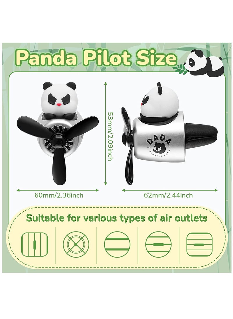 SYOSI Bear Pilot Car Air Freshener Cartoon Cute Car Diffuser Automotive Air Fresheners Cool Car Accessories Rotating Propeller Air Outlet Vent Fresheners Bear Pilot Car Perfume for Car Decoration - Image 5