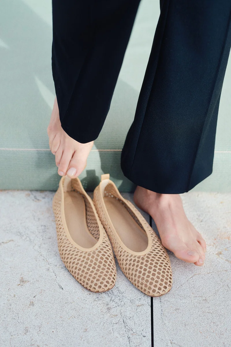 H&M Braided ballet pumps