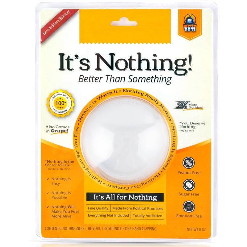 Witty Yeti Super Funny The Gift of Nothing Gag Gift Hilarious Practical Joke for The Person Who Has Everything Fun Xmas Prank for Friends Great Family Friendly Christmas Stocking Stuffer - Image 3