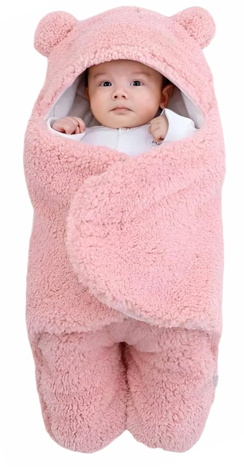 BRANDONN Fleece 3 in 1 Baby Boy's and Baby Girl's Blanket/Sleeping Bag (Multicolor, Single) - Image 2