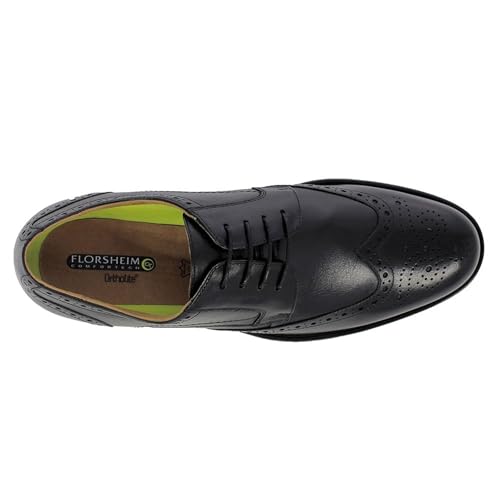 Florsheim Midtown Wing Tip Oxford Men's Oxford, 9.5 D(M) US, Black - Image 2