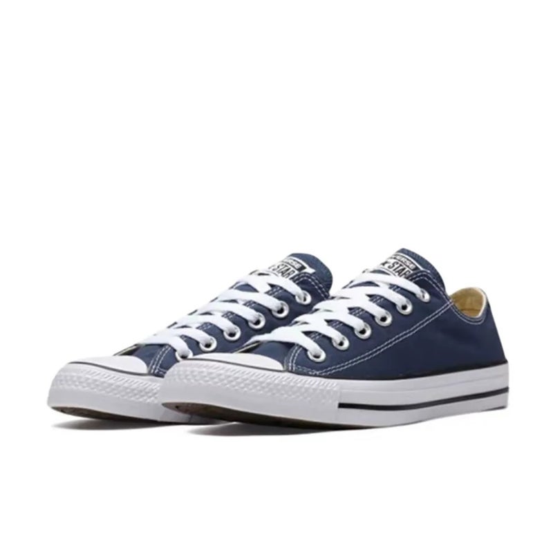 Converse Chuck Taylor All Star Low-Top Canvas Sneakers - Breathable, Soft, Durable, Non-Slip - Unisex Style - Blue - Image 4