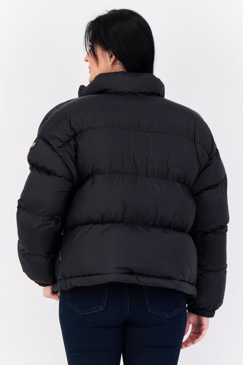 Napapijri جاكيت مبطن للنساء، أسود - Image 3