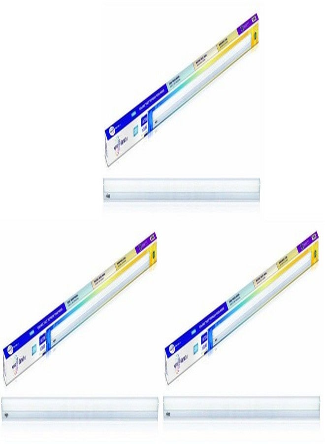 Wipro Garnet Plus 22W 3 in 1 Colour Changing LED Batten | 4 Ft | CCT | Mood Lighting | Coolwhite - Neutralwhite - Warmwhite | Bright & Energy Efficient Tube Light For Bed Room, Hall, Office| Pack of 3 - Image 1