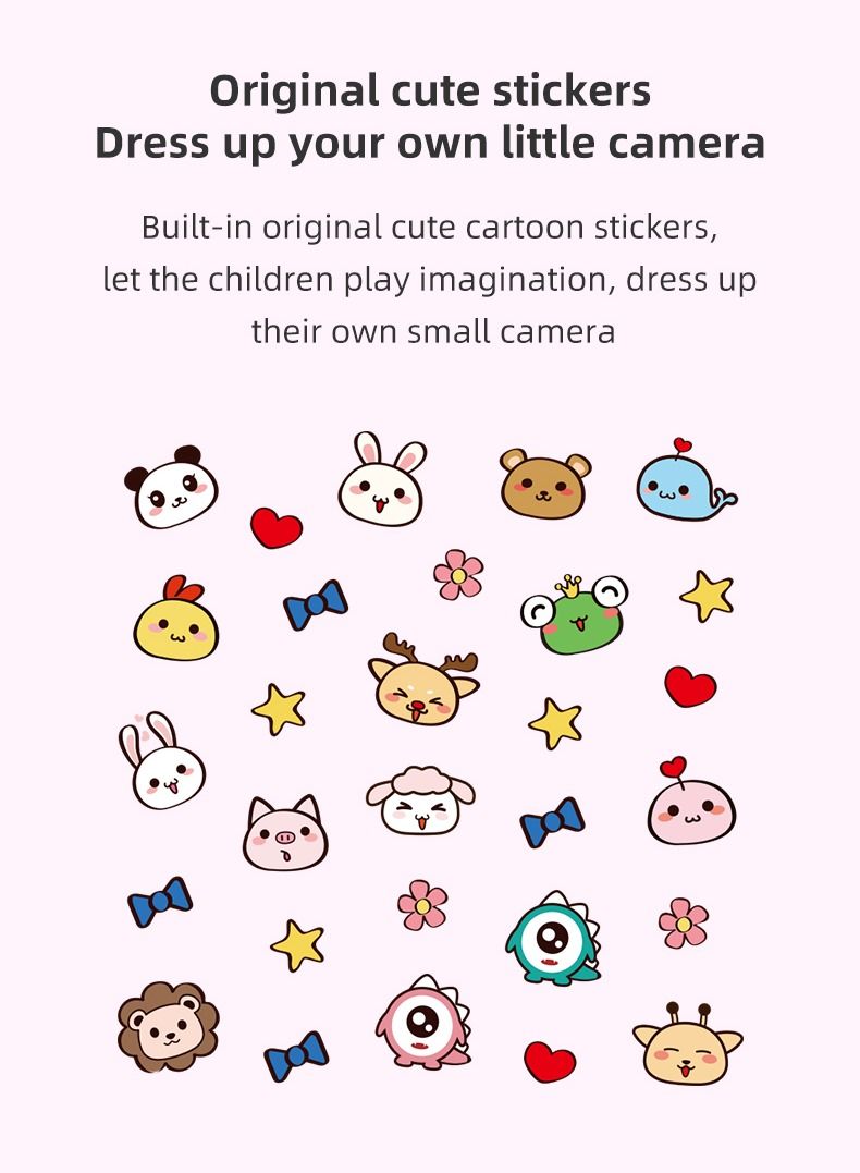 GULFLINK Kids Toy Digital Camera for Child Boys Girls White sheep - Image 3