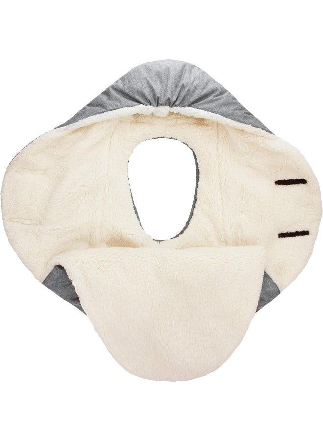 7 A.M. 7AM Enfant Baby Car Seat - Nido Quilted Baby Carrier Cover, Hooded Soft Plush Lining, Stroller - Image 4