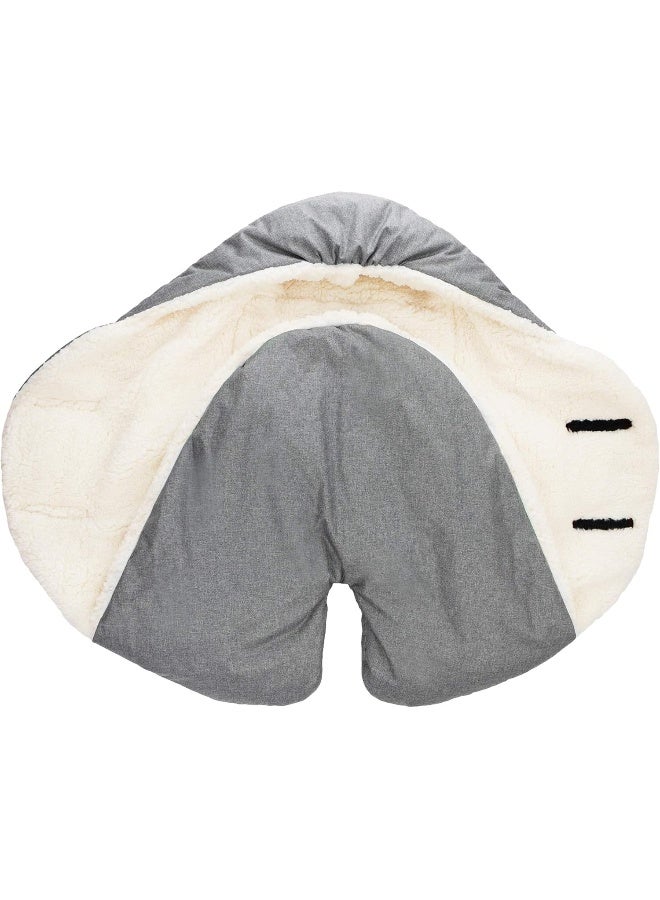 7 A.M. 7AM Enfant Baby Car Seat - Nido Quilted Baby Carrier Cover, Hooded Soft Plush Lining, Stroller - Image 3