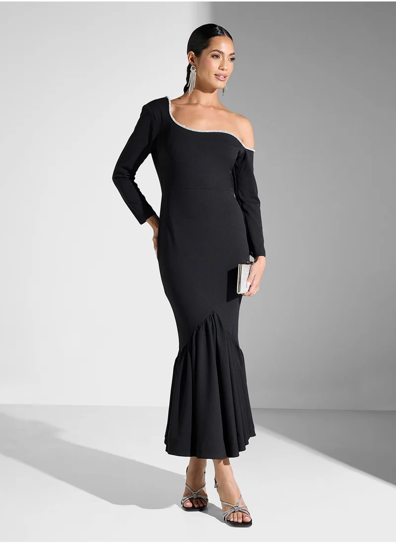 ثريدز باي اجوني One Shoulder Dress