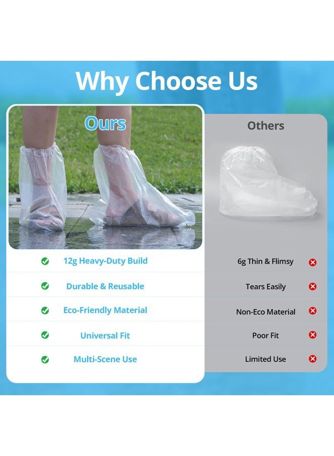May Eileen Disposable Shoe Covers Waterproof (Adult Short Shoe Covers) - Image 5