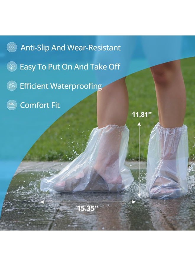 May Eileen Disposable Shoe Covers Waterproof (Adult Short Shoe Covers) - Image 2