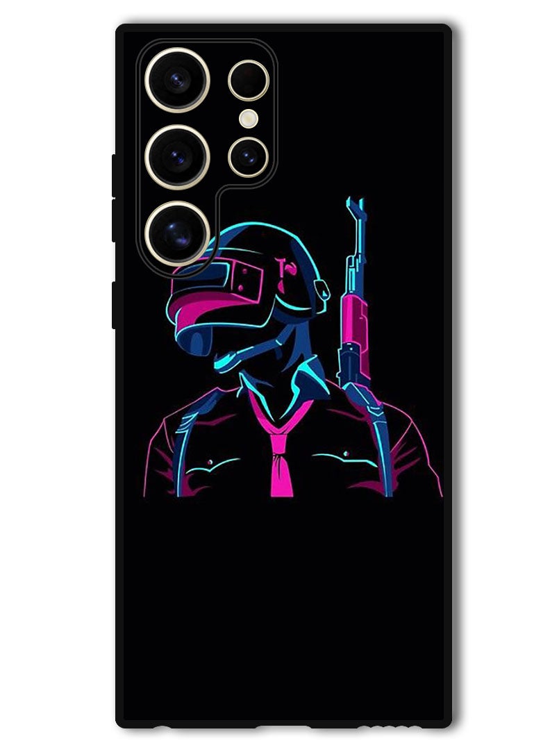 Theodor Protective Case Anti Scratch Shock Proof Bumper Cover For Samsung Galaxy S24 Ultra Pubg - Image 1