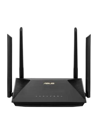 Rt-Ax53U Ax1800 Dual Band Wifi 6 (802.11Ax) Router Supporting Mu-Mimo And Ofdma Technology, With Aiprotection Classic Network Security Powered By Trend Micro, 1 Pack Black - view 2