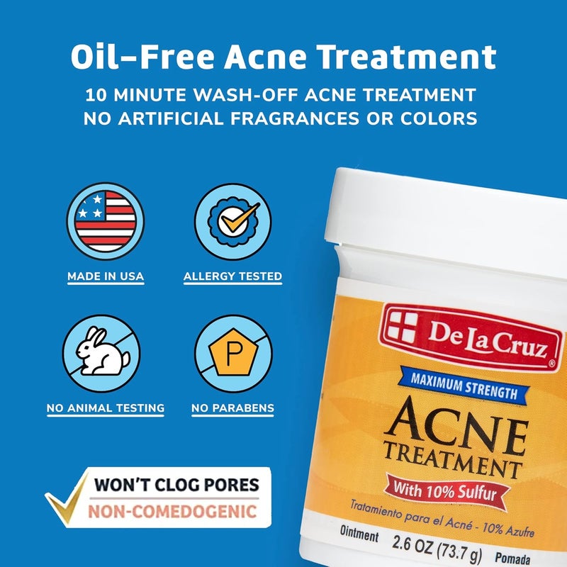 De La Cruz Maximum Strength Acne Treatment Ointment - Image 2