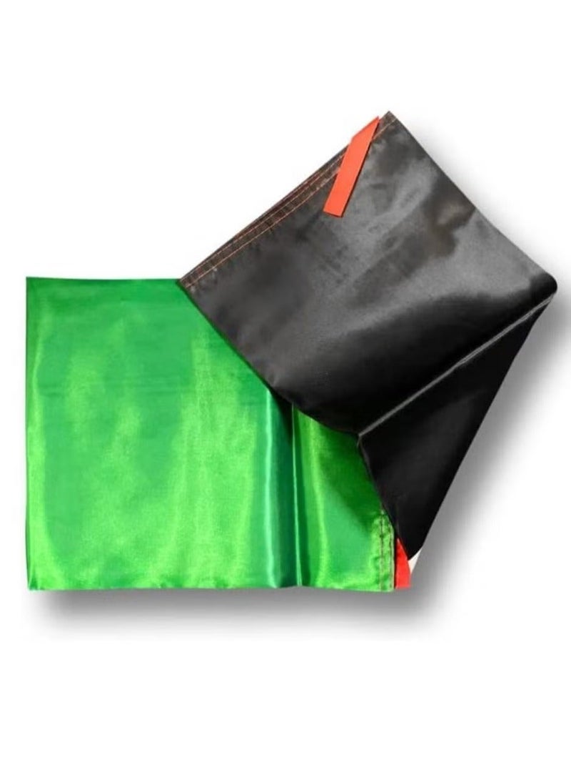 علم الإمارات العربية المتحدة المتين مقاس 60 × 90 سم مع عمود بلاستيكي بطول 1 متر لتزيين المنزل والسيارة في الأماكن المغلقة والخارجية لليوم الوطني - Image 4