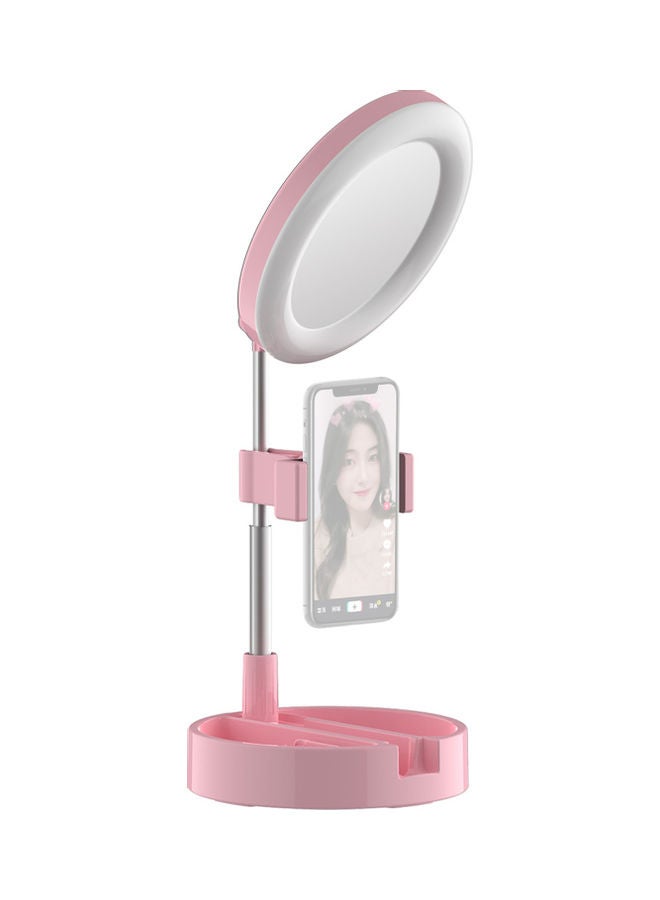 Loquat LED Photography Flash Light Pink/White/Silver - Image 1