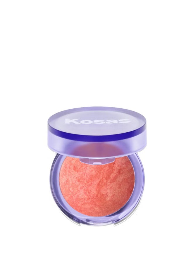 كوساس أحمر خدود كوساس بلاش إز لايف مخبوز ثلاثي الأبعاد ومشرق - وافي لينث - Image 1