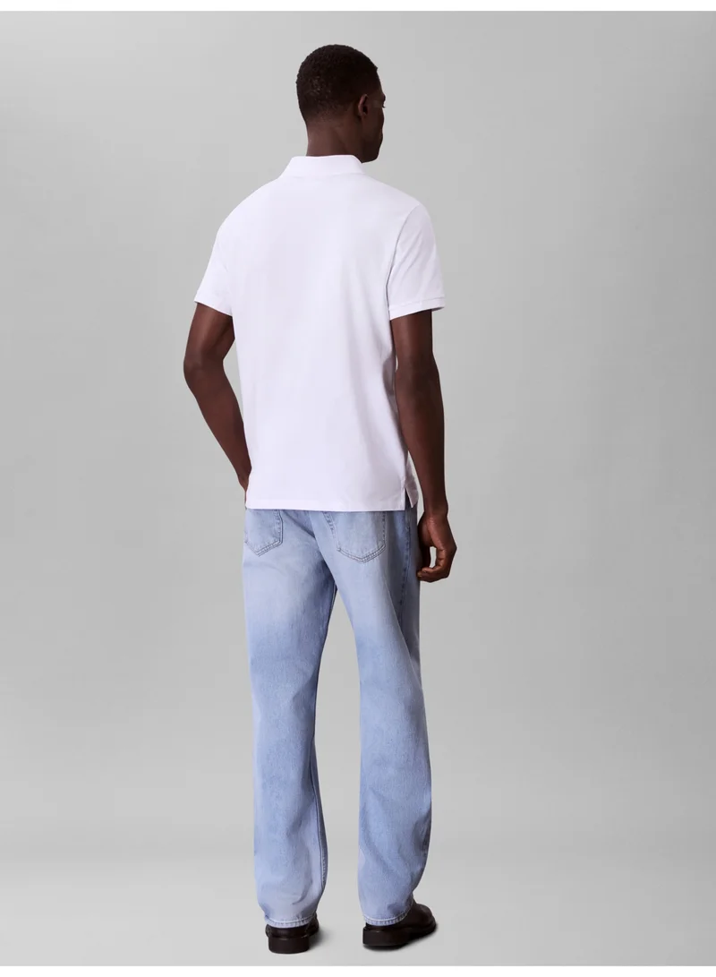 Calvin Klein Jeans Smooth Cotton Polo Shirt