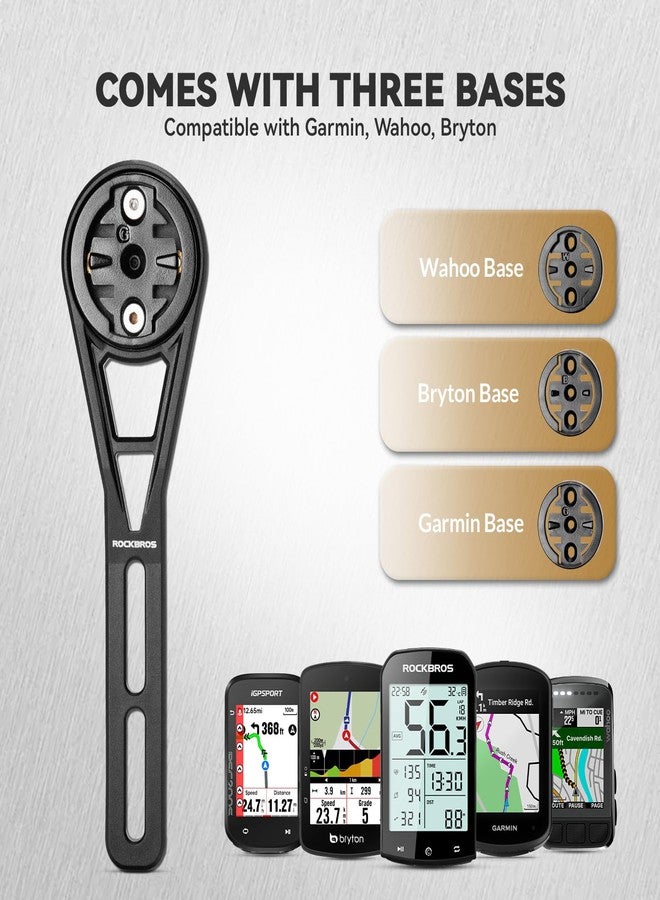 ROCKBROS Bike Computer Mount Out-Front for Garmin&Mainstream Bike Computers - Image 5