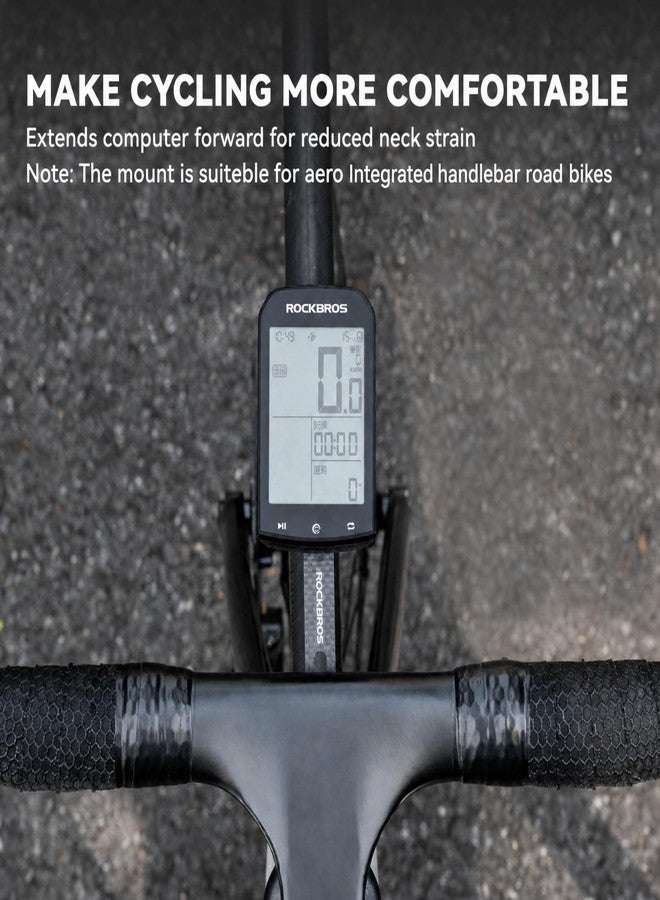 ROCKBROS Bike Computer Mount Out-Front for Garmin&Mainstream Bike Computers - Image 2