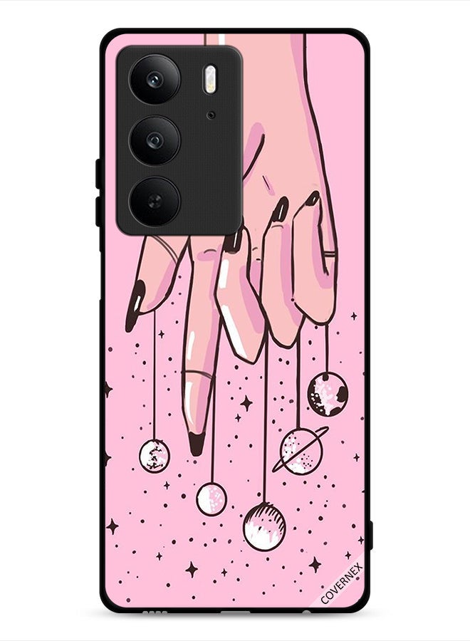 Covernex Realme C75 4G Protective Case Cover Planets Hanging From Fingers - Image 1