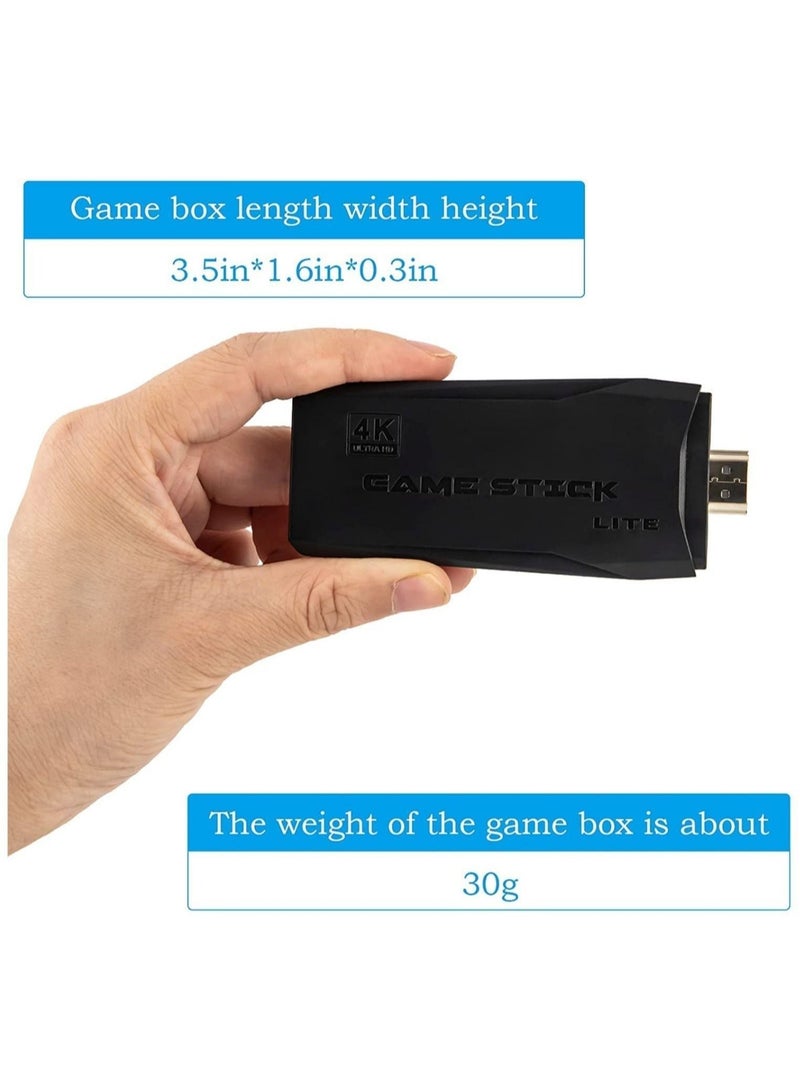 Y&D DMG 4K HD video game console, dual 2.4G wireless controllers, plug-and-play stick, built-in 10,000 games, retro handheld console  - Image 4