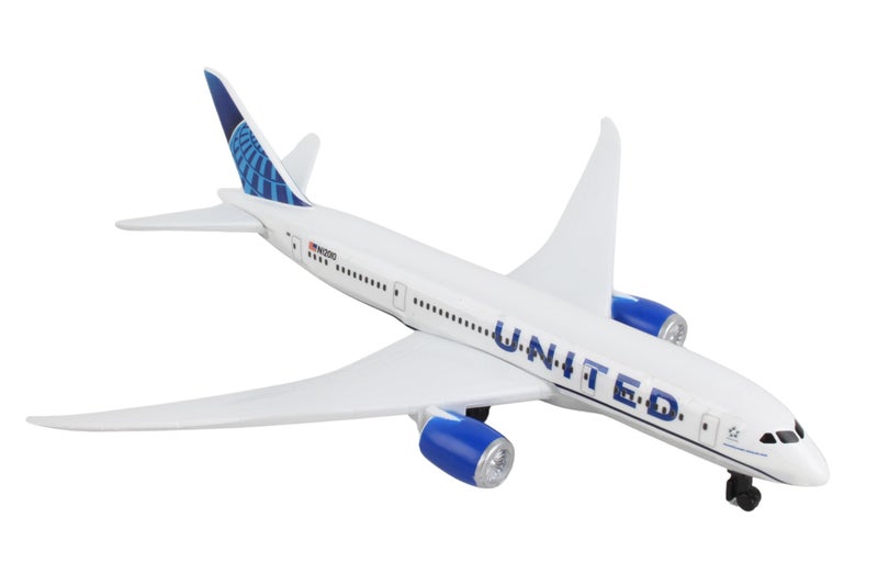 Daron Toy Airplane â€“ United Airlines â€“ Die-Cast Metal Model Airplane Toy with Plastic Parts for Kids Ages 3+ - Image 2