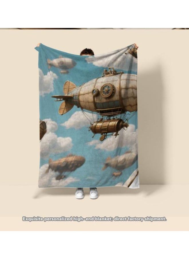 عام بطانية رقيقة من الفانيلا الكرتونية للأطفال والرضع (دافئة ومريحة، ومناسبة للنوم والألعاب) 70 سم * 100 سم - Image 4