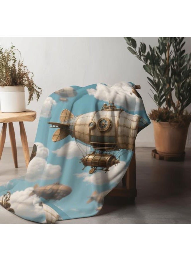 عام بطانية رقيقة من الفانيلا الكرتونية للأطفال والرضع (دافئة ومريحة، ومناسبة للنوم والألعاب) 70 سم * 100 سم - Image 1