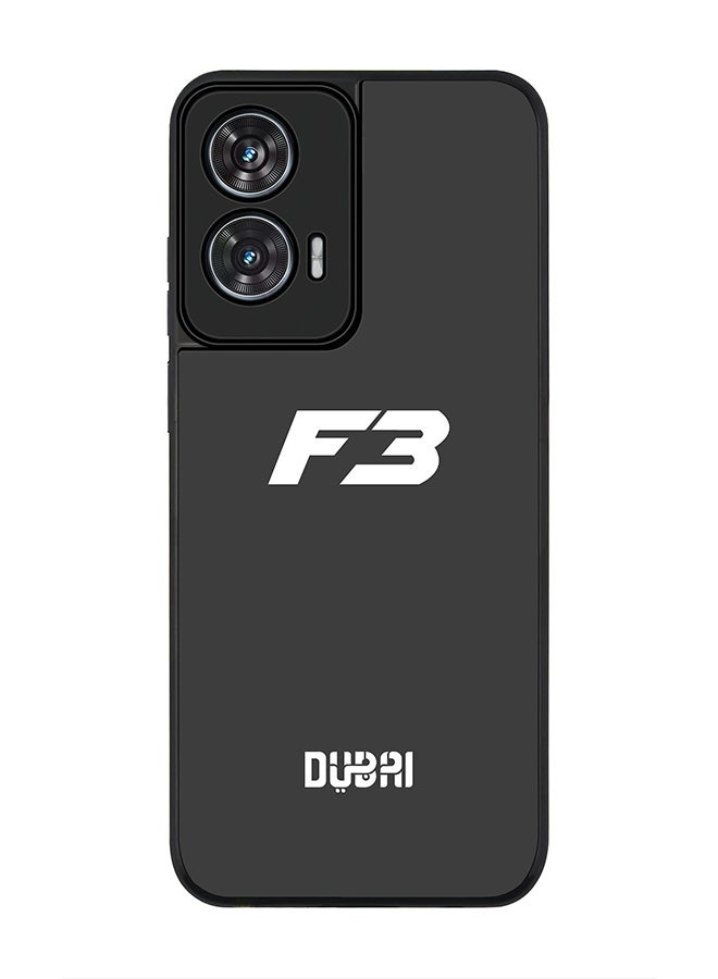 Stylizedd غطاء لموتورولا إيدج 50 فيوجن 5G، حماية كاميرا نحيفة، غطاء هاتف مضاد للصدمات - فاز3 دبي رمادي - Image 1