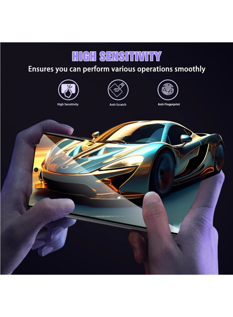 Aookay [2+2]  Privacy Screen Protector for Samsung Galaxy Z Fold 7 5G, 2 9H Anti-Spy Tempered Glass Film + 2 Camera Lens Protector, Anti-Scratch, Anti-Peeping Screen Protector for Z Fold 7 - Image 5