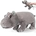 WYZOID Hippo Plush Toy Farting Plush Toy Cute and Funny Animal Plush Toys Lively Atmosphere Toys Interesting Gifts for Kid and Colleagues on Birthdays White Elephant Day April Fools Day Thanksgiving - Image 2