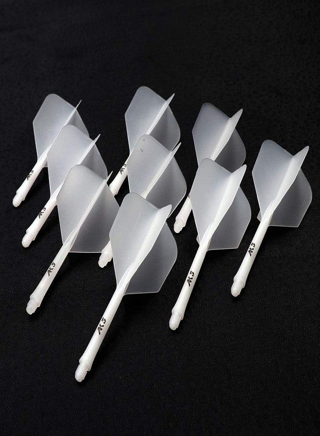 CUESOUL 9 Pieces Integrated Dart Shaft and Flights Dart Shaft Length 21mm/28mm/33mm - Image 1