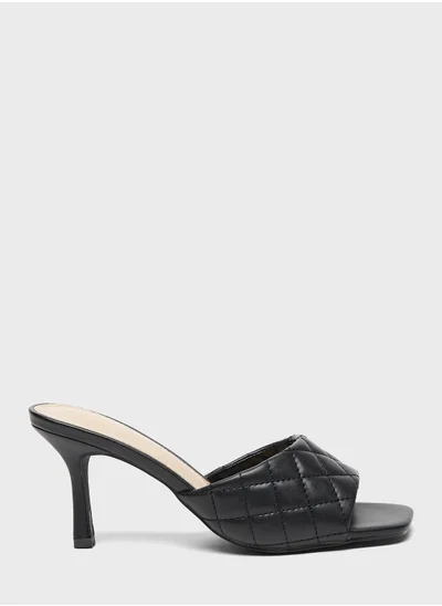 Celeste Open Toe Mid Heel Sandals