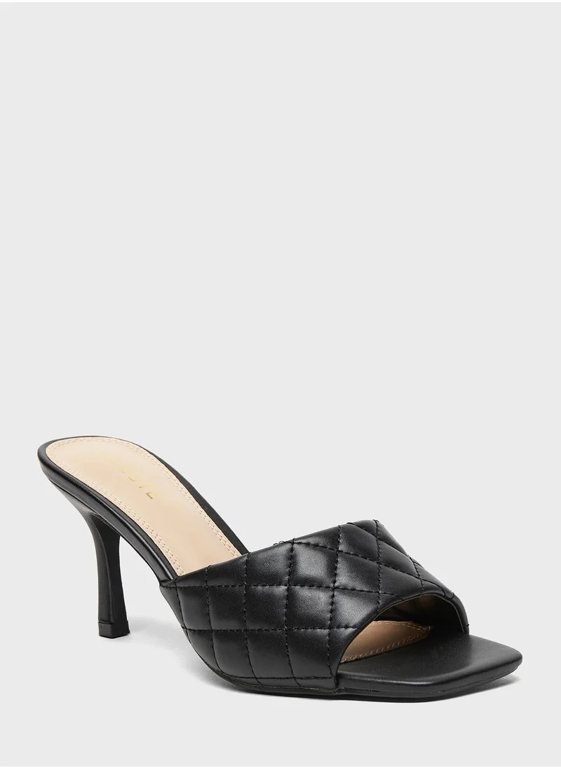 Celeste Open Toe Mid Heel Sandals