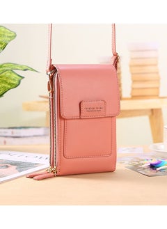 Forever Women Shoulder Bag Back Touch Screen Adjustable Strap Multiple Pockets Crossbody Bag Document Package for Party Gathering Wedding 