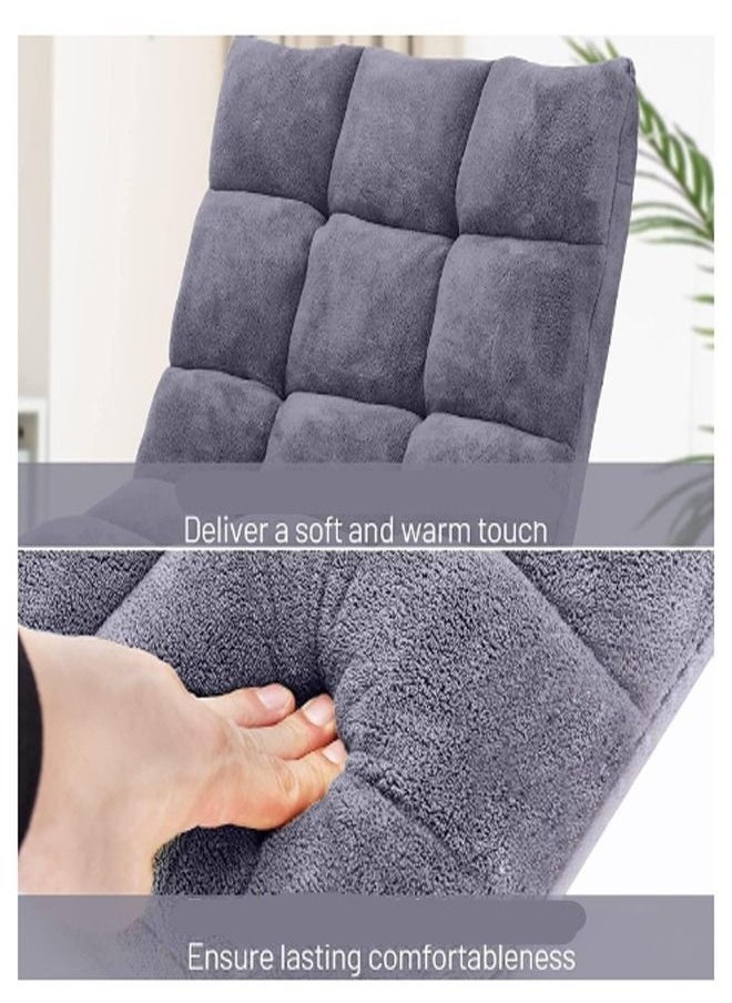 fashionhome - Back Angle 42 Gears Adjustable High Back Support Gaming Floor Chair Comfy for Reading Meditating - Image 1