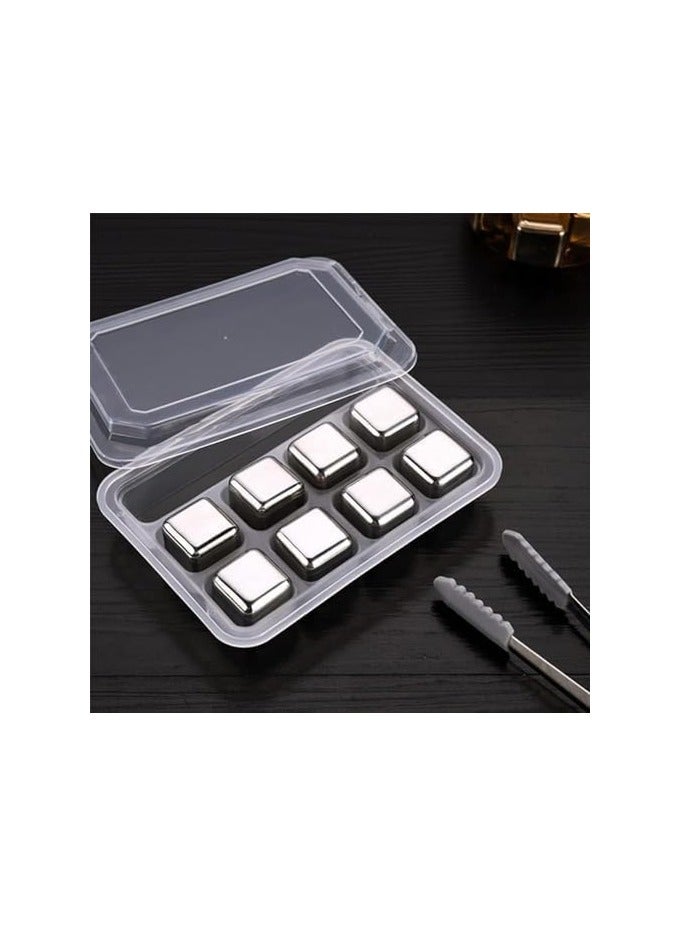 BLOOMING TIME Stainless Steel Metal Ice Cubes - Image 3